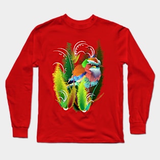 colored bird Long Sleeve T-Shirt